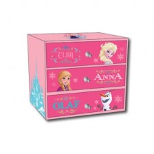 Cutie bijuterii Disney Frozen cu 3 sertare